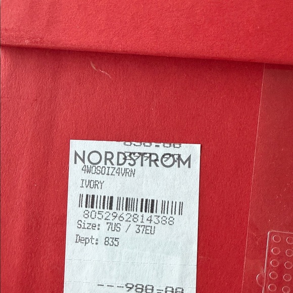 Valentino Garavani 30mm Fussfriend White Calf Leather New Sz 37 (7) - Picture 5 of 13